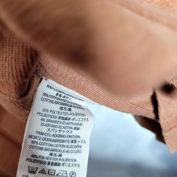 Free People In The Mix Henley Ribbed Long Sleeve Shirt Size Large - Picture 9 of 10